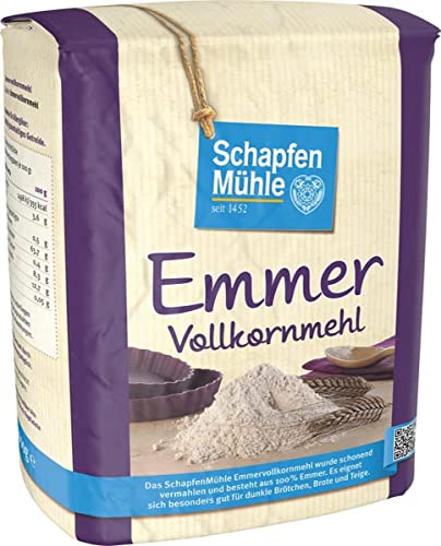 SchapfenMühle Emmervollkornmehl, 1 kg von Schapfenmühle