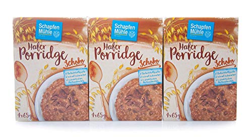 SchapfenMühle Porridge Schoko, 3er Pack (3 x 260 g) von Schapfenmühle