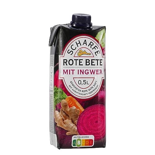 Scharfe Säfte Rote Bete mit Ingwer (12 x 0,5L) von Scharfe Säfte