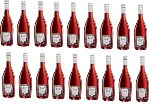 18 Flaschen Jive Schaumwein Cassis a 750ml 5,9% Vol. + Space Riegel gratis 45g 13500 ml von Schaumwein