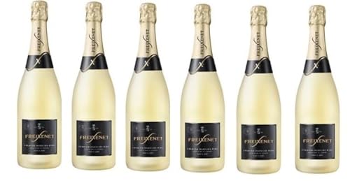 6 Flaschen Freixenet Carta dry Premium Sparkling Wine a 0,75L trocken Selection von Schaumwein