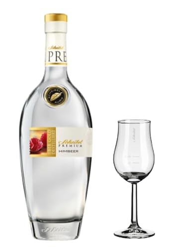 Scheibel PREMIUM Himbeer-Geist, 0,7L + Aroma-Glas von Scheibel