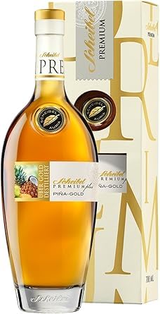 Scheibel Premium Plus Pina Gold 0,7 l. Flasche in Geschenkbox von Scheibel