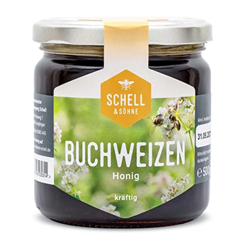 Deutscher Buchweizenhonig 500g - Imkerei Schell - flüssiger Honig - 100% Deutscher Honig von Schell & Söhne