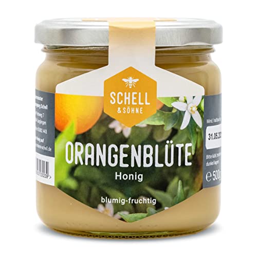 SCHELL & SÖHNE Spanischer Orangenblütenhonig 500g - Imkerei Schell - cremig gerührter Honig aus Spanien von Schell & Söhne