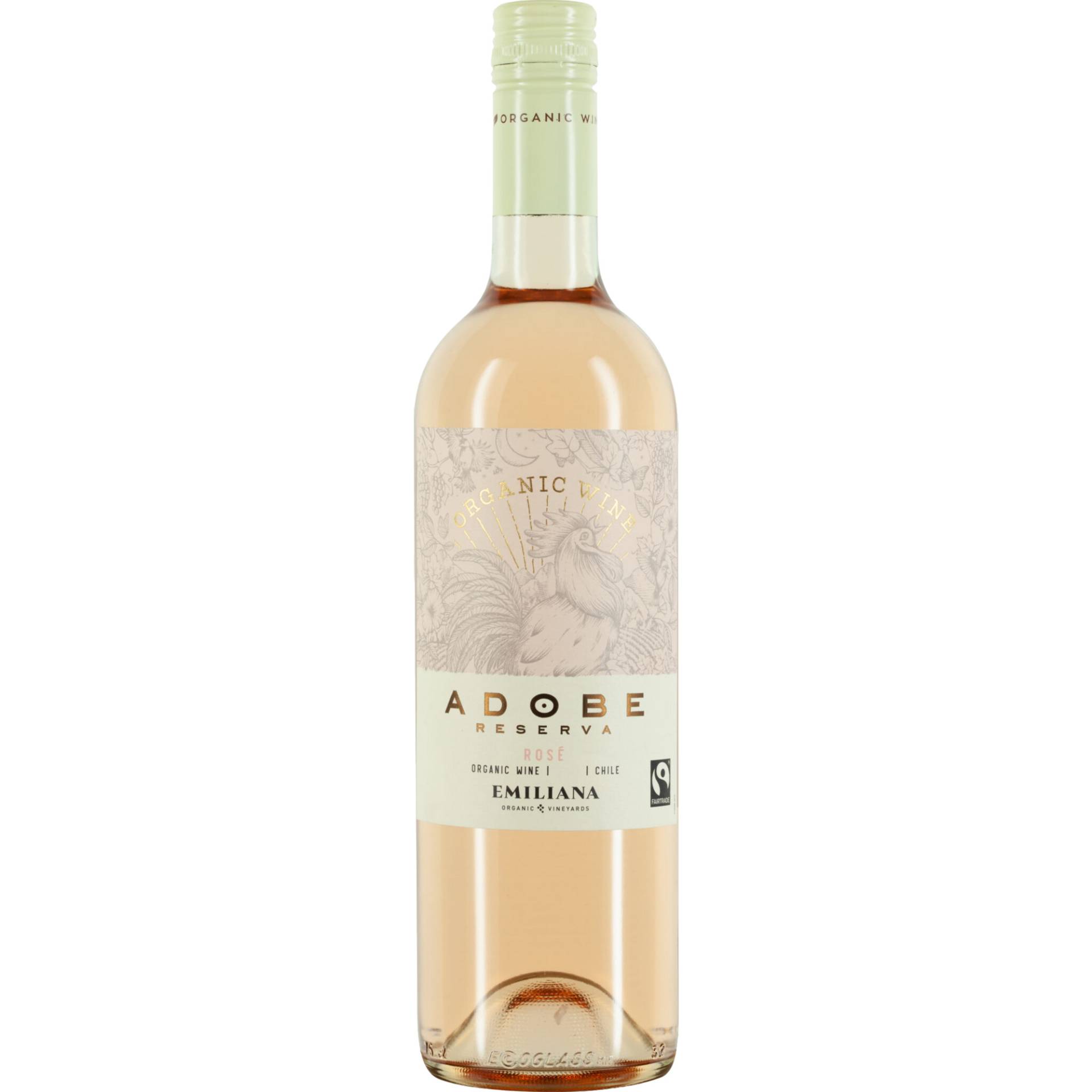 Emiliana Adobe Reserva Rosé Bio, Valle del Rapel, Valle Central, 2024, Roséwein von Schenk GmbH - Alemannenstr. 33 - D-76532 Baden-Baden