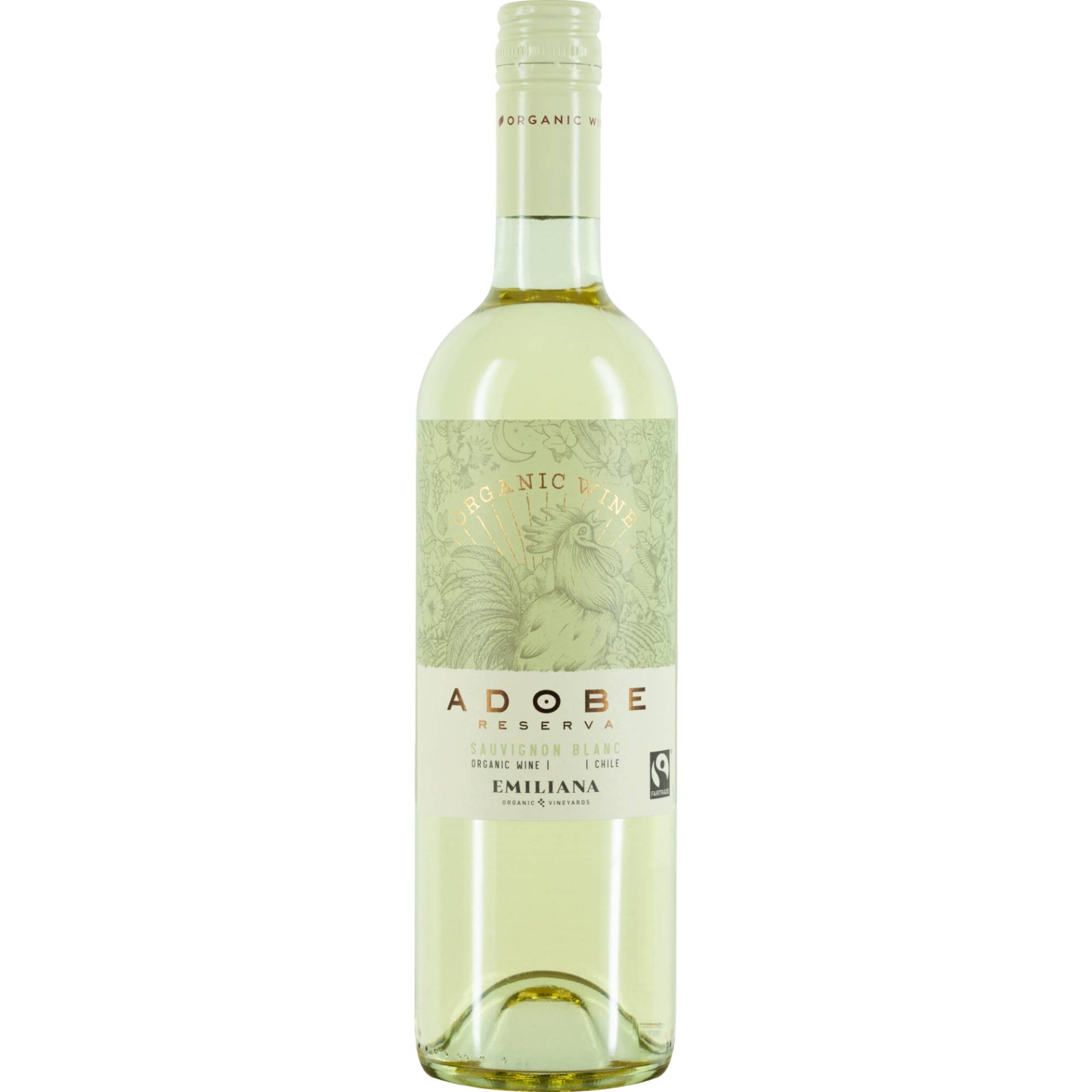 Emiliana Adobe Sauvignon Blanc Reserva Bio, Valle Casablanca, Valle de Aconcagua, 2023, Weißwein von Schenk GmbH - Alemannenstr. 33 - D-76532 Baden-Baden