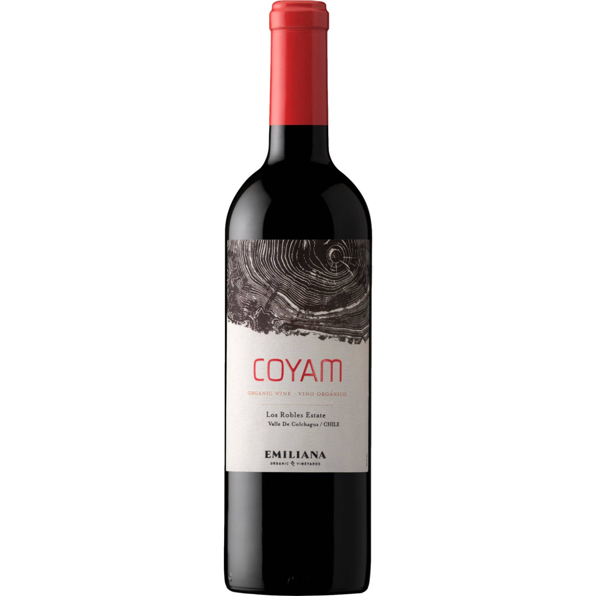 Emiliana Coyam Bio, Valle de Colchagua, Valle Central, 2021, Rotwein von Schenk GmbH - Alemannenstr. 33 - D-76532 Baden-Baden