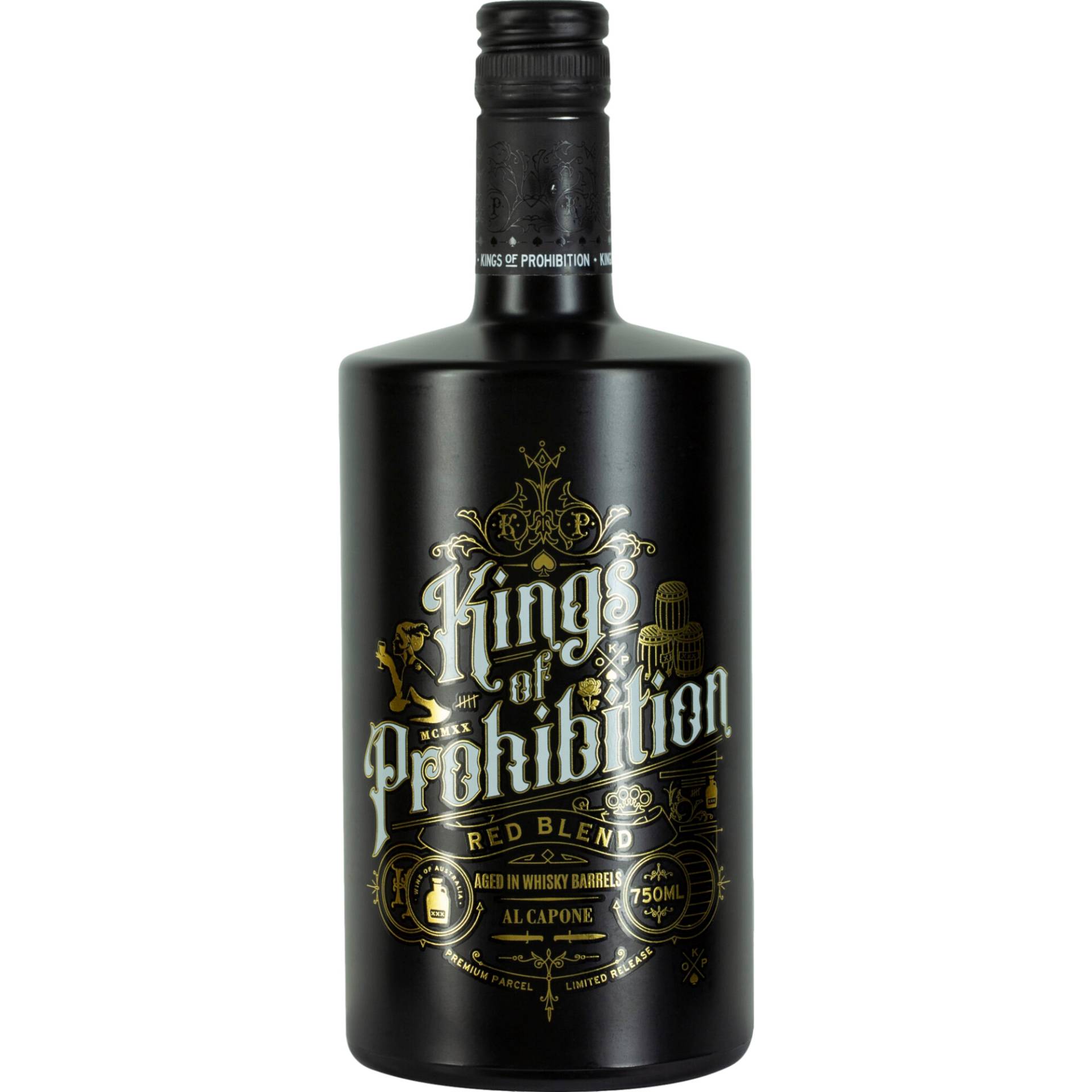 Kings of Prohibition Al Capone Red Blend, Barossa Valley, Wines of Australia, Rotwein von Schenk GmbH - Alemannenstr. 33 - D-76532 Baden-Baden