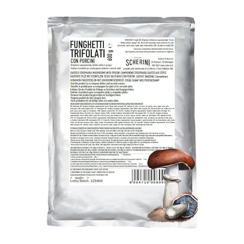 Champignons für Gastronomie (600 g, Tricholate aus Porzellan) von Scherini Valtellina