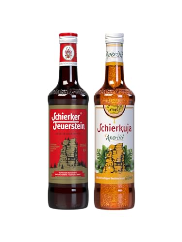 Schierker Feuerstein 35% Vol. 0,7 l + Schierkuja 15% Vol. - 0,7 l - Set von Schierker Feuerstein