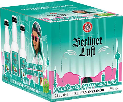 Berliner Luft Pfefferminz Likör (24 x 0.02 l) von Lulizzie