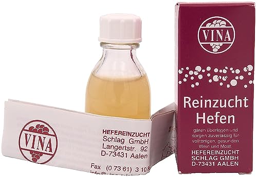 Vina Reinzuchthefe für die Herstellung von bis zu 100L Wein Steinberg Portwein Champagner Burgund Bordeaux (Champagner) von LZBBD