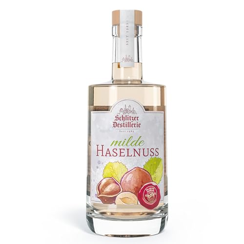 Schlitzer Milde Haselnuss - Der leckere & sanfte Schnaps Haselnussschnaps (1x 0,5l) von Schlitzer Destillerie