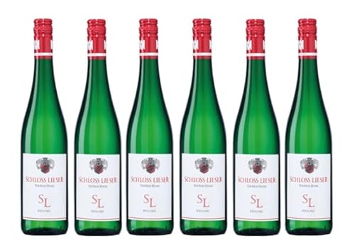 6x 0,75l - 2023er - Schloss Lieser - SL - Riesling feinherb - Qualitätswein Mosel - Deutschland - Weißwein halbtrocken von Schloss Lieser