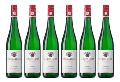 6x 0,75l - 2023er - Schloss Lieser - Schiefer - Riesling - Qualitätswein Mosel - Deutschland - Weißwein trocken von Schloss Lieser