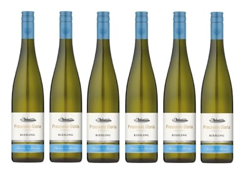 6x 0,75l - 2023er - Schloss Reinhartshausen - "Preussens Gloria" - Riesling trocken - Qualitätswein Rheingau - Deutschland - Weißwein trocken von Schloss Reinhartshausen