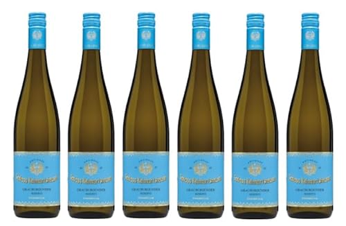 6x 0,75l - 2024er - Schloss Reinhartshausen - Grauburgunder - Qualitätswein Rheingau - Deutschland - Weißwein trocken von Schloss Reinhartshausen