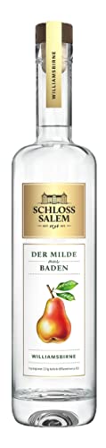 Schloss Salem Der Milde aus Baden Williamsbirne – Die klare, milde Obstspirituose mit fruchtigem Birnenaroma und 30% vol. Alkohol (1 x 0,5 l) von Schloss Salem