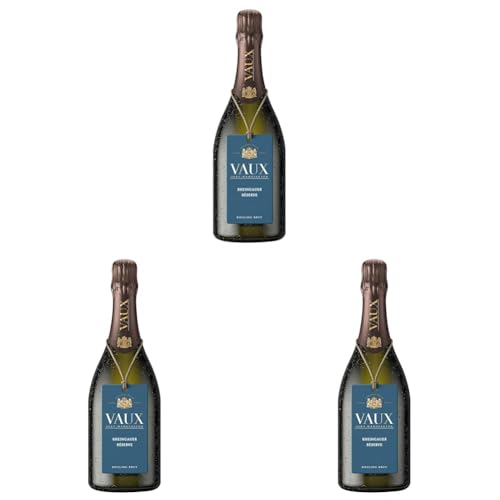 Schloss Vaux Rheingauer Réserve Sekt, 750ml (Packung mit 3) von Schloss Vaux