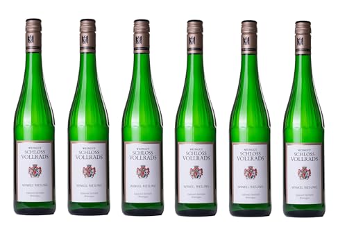 6x 0,75l - 2023er - Schloss Vollrads - Winkeler Riesling - Kabinett feinherb - VDP.Ortswein - Prädikatswein Rheingau - Deutschland - Weißwein halbtrocken von Schloss Vollrads