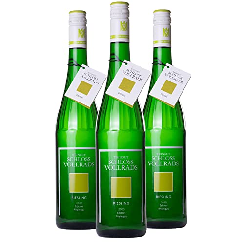 SCHLOSS VOLLRADS - Weingut Schloss Vollrads Riesling Edition Qualitätswein feinherb VDP.GUTSWEIN, 2021, 3x0.75l von Schloss Vollrads