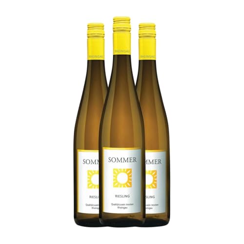 Schloss Vollrads Sommer SV Riesling Trocken Rheingau 75 cl Weißwein (Karton mit 3 Flaschen von 75 cl) von Schloss Vollrads