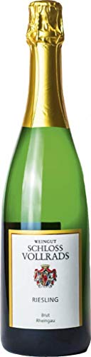 Schloss Vollrads Riesling Sekt Brut Rheingau Sekt b.A. 2022 (1 x 0.750 l) von Schloss Vollrads