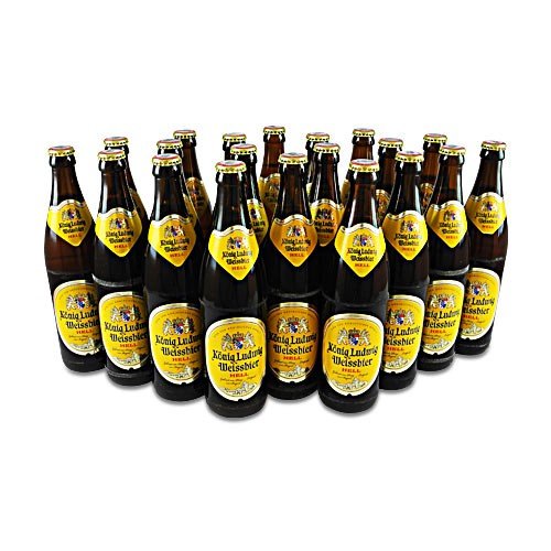 König Ludwig Weissbier Hell (20 Flaschen à 0,5 l / 5,5% vol.) von Schlossbrauerei Kaltenberg