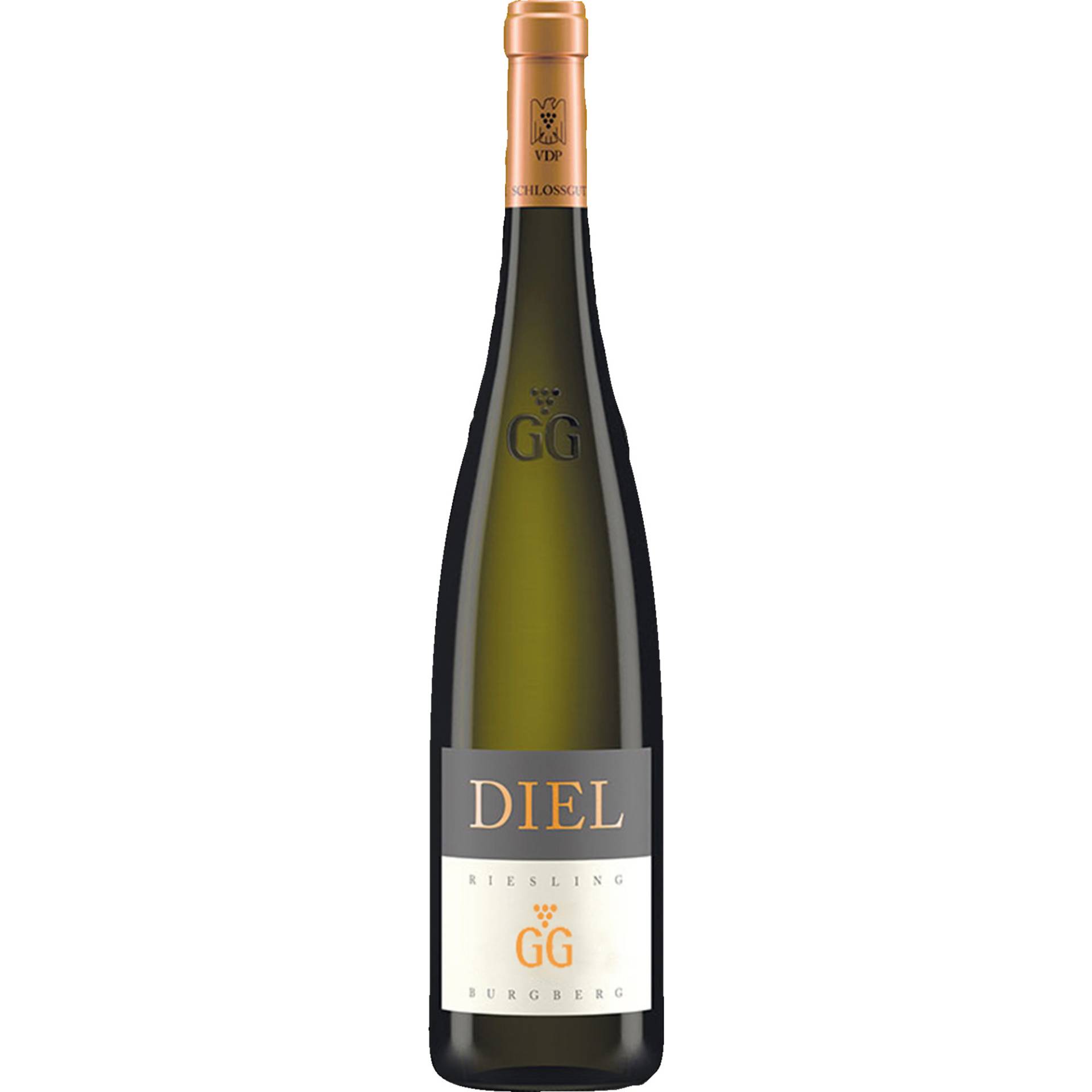 Dorsheim Burgberg Riesling GG, Trocken, Nahe, Nahe, 2019, Weißwein von Schlossgut Diel, D - 55452 Burg Layen