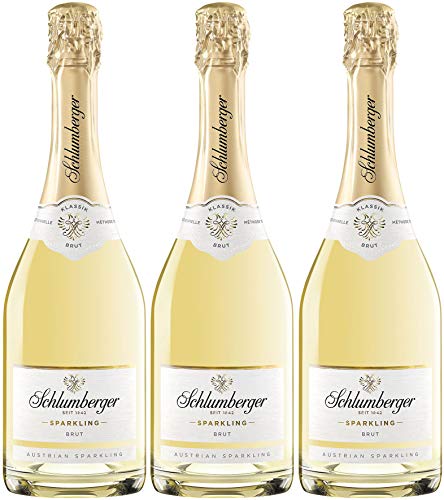 Schlumberger Sektkellerei Sekt Sparkling Brut - Méthode Traditionnelle (3 x 0,75 l) von Schlumberger Sektkellerei