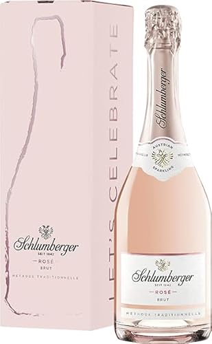 Schlumberger Rosé Brut | Geschenkverpackung | 0,75 l | Austrian Sparkling Sekt | feiner Duft, mit Anklängen nach roten Beeren von Schlumberger