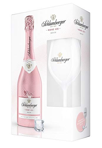 Schlumberger Rose Ice Secco Geschenkedition inkl. Glas von Schlumberger