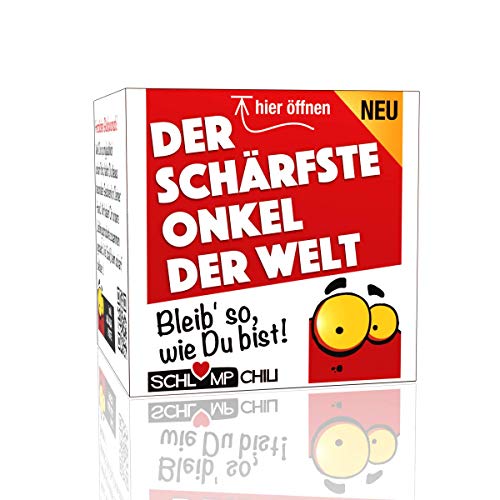 Schlump-Chili Onkel Geschenk Set Der schärfste Onkel der Welt - Ein witziges Präsent für Männer. Eine coole & originelle Geschenkidee! von Schlump-Chili