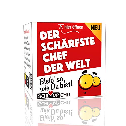 Geschenk Set⎪Der schärfste Chef der Welt⎪ein witziges Präsent für (d) einen Boss von Schlump-Chili