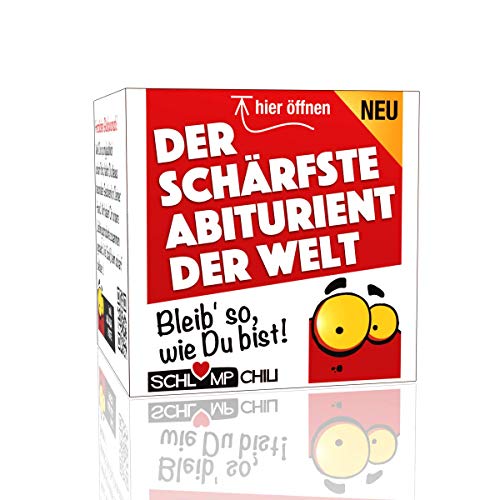 Schlump-Chili⎥Der schärfste Abiturient - ein witziges und originelles Geschenk für Schüler zum Abi Abschluss! von Schlump-Chili