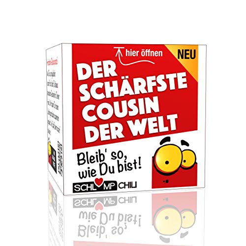 Schlump-Chili⎥Der schärfste Cousin der Welt - ein witziges und originelles Geschenk Set! Präsent für Männer. von Schlump-Chili