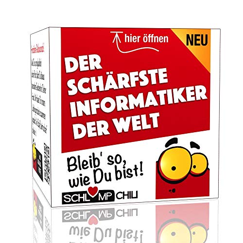 Schlump-Chili⎪Der schärfste Informatiker der Welt - eine Geschenkidee für IT-ler. Ein tolles Präsent für Computer begeisterte Herren. von Schlump-Chili