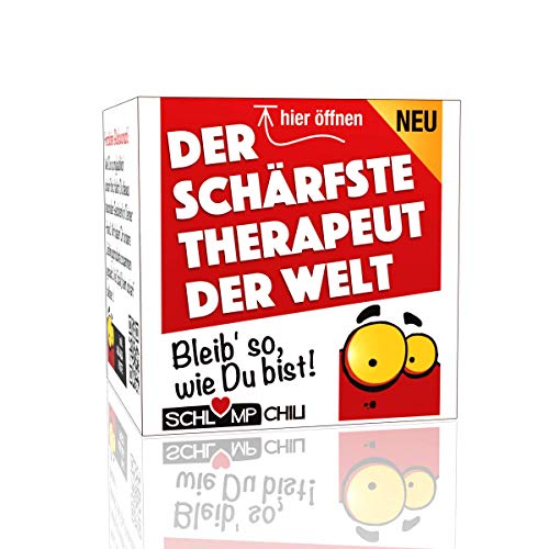 Schlump-Chili⎥Der schärfste Therapeut der Welt - ein witziges und originelles Geschenk zum Geburtstag, Ostern, Männertag, Weihnachten von Schlump-Chili