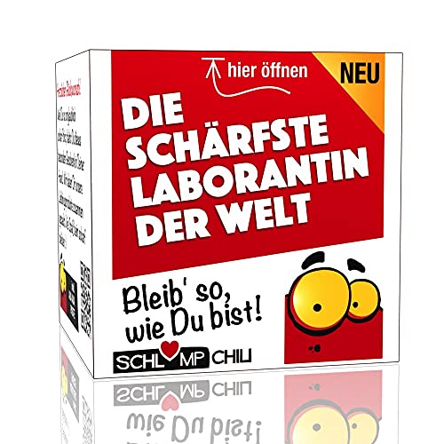 Schlump-Chili⎥Die schärfste Laborantin der Welt Geschenk - ein witziges Präsent für Frauen von Schlump-Chili