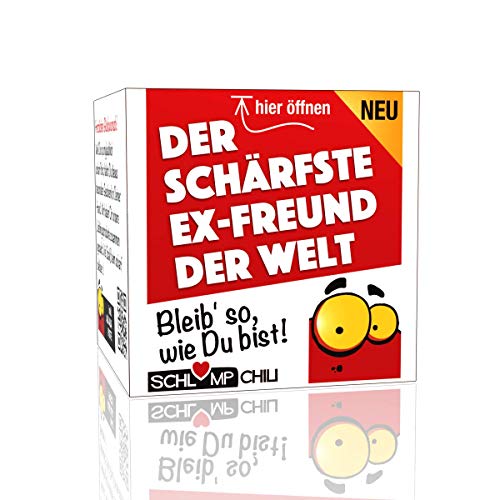 Schlump-Chili EX-FREUND Geschenk Set⎥Der schärfste Ex-Freund der Welt - Ein witziges lustiges Ex-Partner Ex-Mann Präsent zum Ende der Beziehung⎥Trennung⎥Paare & Pärchen⎥für Herren von Schlump-Chili