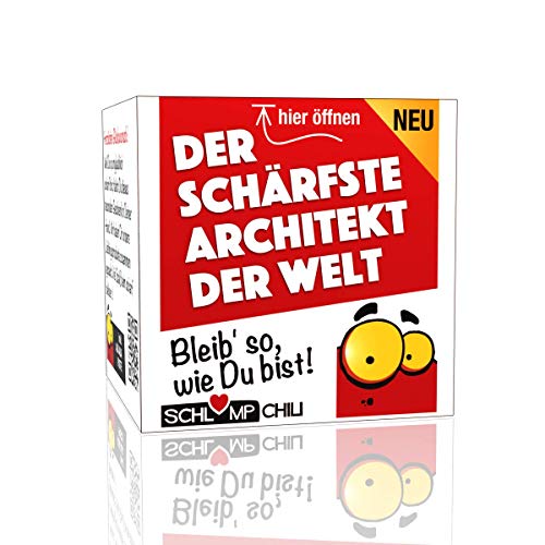 Architekt Geschenk Set - Der schärfste Architekt der Welt von Schlump-Chili