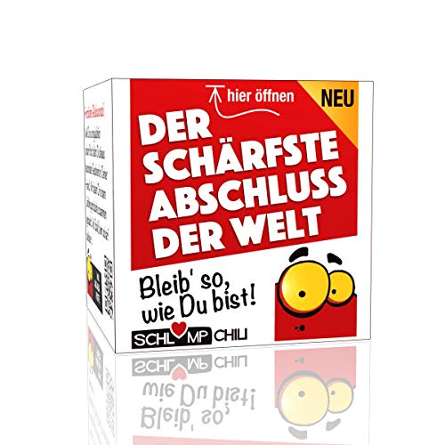 Schlump-Chili⎥Der schärfste Abschluss der Welt - ein witziges und originelles Geschenk Set! z.B. zur bestandenen Prüfung in Ausbildung, Schule, Studium und Uni von Schlump-Chili