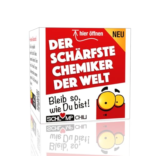 Schlump-Chili Der schärfste Chemiker der Welt - Ein witziges Chemie Geschenk Set von Schlump-Chili