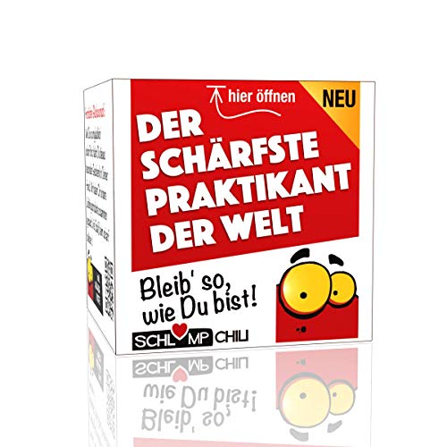 Schlump-Chili⎥Der schärfste Praktikant der Welt - Ein witziges Geschenk Set für Männer im Praktikum! von Schlump-Chili