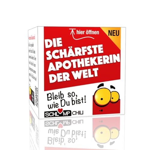 Schlump-Chili Die schärfste Apothekerin der Welt - Ein witziges Apotheker Geschenk Set von Schlump-Chili