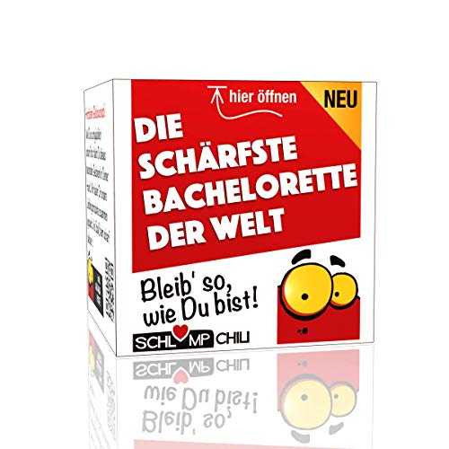 Schlump-Chili⎥Die schärfste Bachelorette der Welt - ein witziges und originelles Geschenk zum Geburtstag, Ostern, Frauentag, Weihnachten von Schlump-Chili