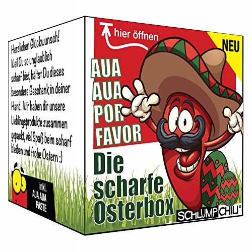 Schlump-Chili Die scharfe Osterbox - ein kleines Ostergeschenk für Erwachsene von Schlump-Chili