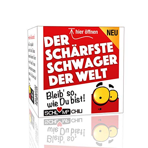 Schlump-Chili⎥Schärfster Schwager Geschenk - ein witziges Präsent für Männer z.B. zum Geburtstag, Weihnachten, Ostern, Valentinstag von Schlump-Chili