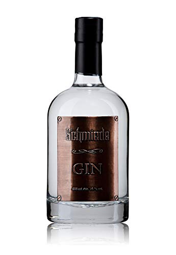 Schmiede Mosel Dry Gin - Steilster Gin IWSC Silver Edelmanufaktur Kupferetikett Deutschland (0,5l | 45,0% vol.) von Schmiede